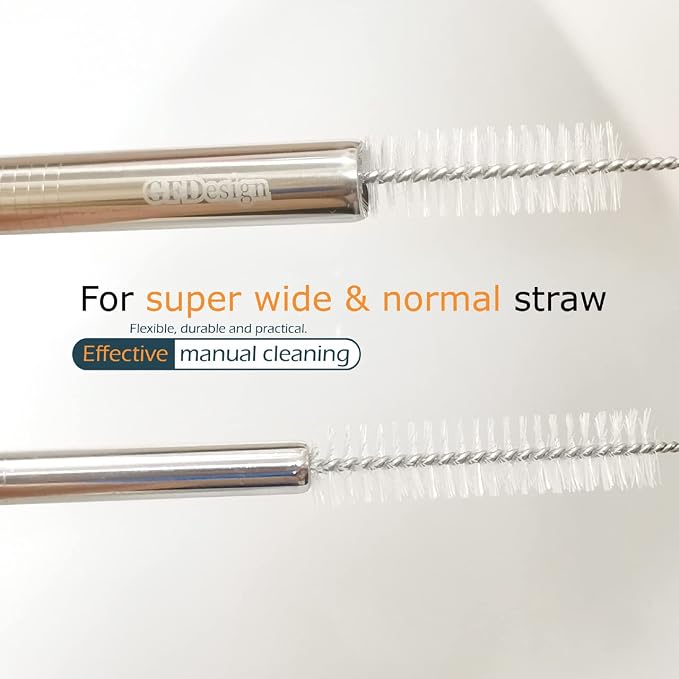 GFDesign Drinking Straw Cleaning Brushes Set 17" Extra Long 1/2" Extra Wide - Image 4