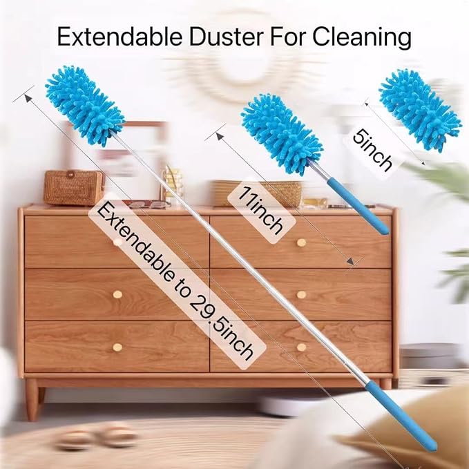 Microfiber Duster for Cleaning, Small Dusters for Cleaning Office Car Computer - Image 4
