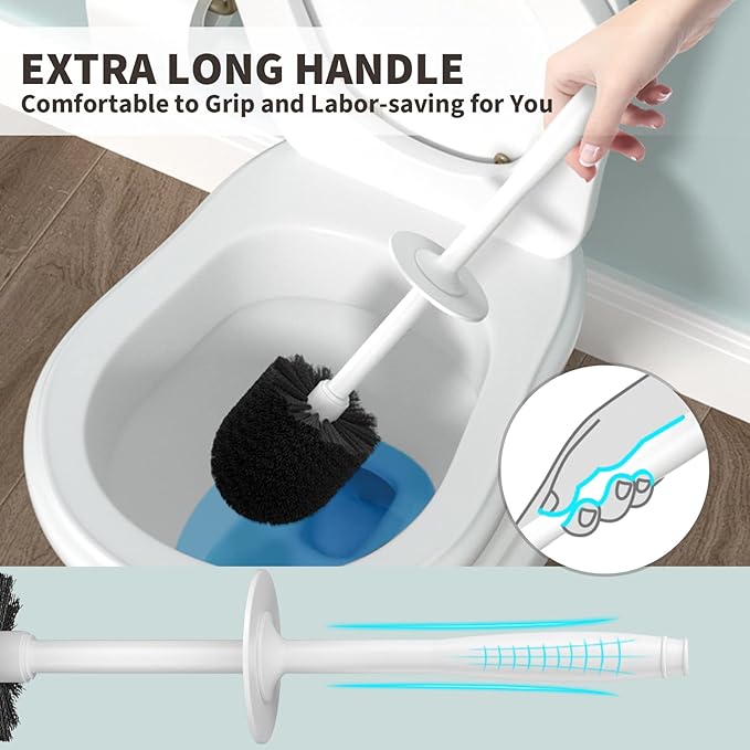 UPTRONIC Toilet Brush, Toilet Bowl Brush - Image 4