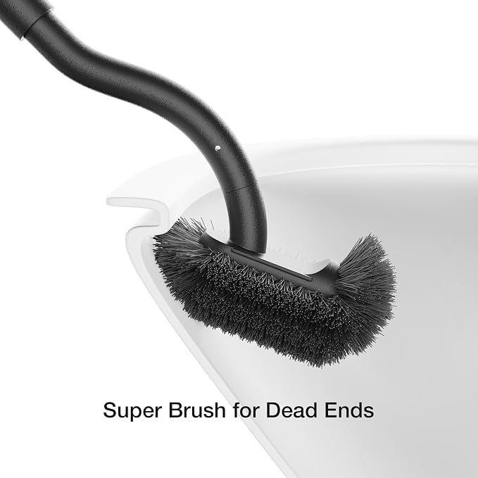Toilet Cleaner Brush, Diveotree Toilet Brush and Holder - Image 7