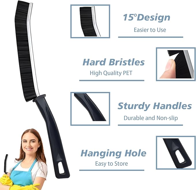 Crevice Cleaning Brush Magic Brush Tool, Bathroom Tile Groove Gap Radiator - Image 2