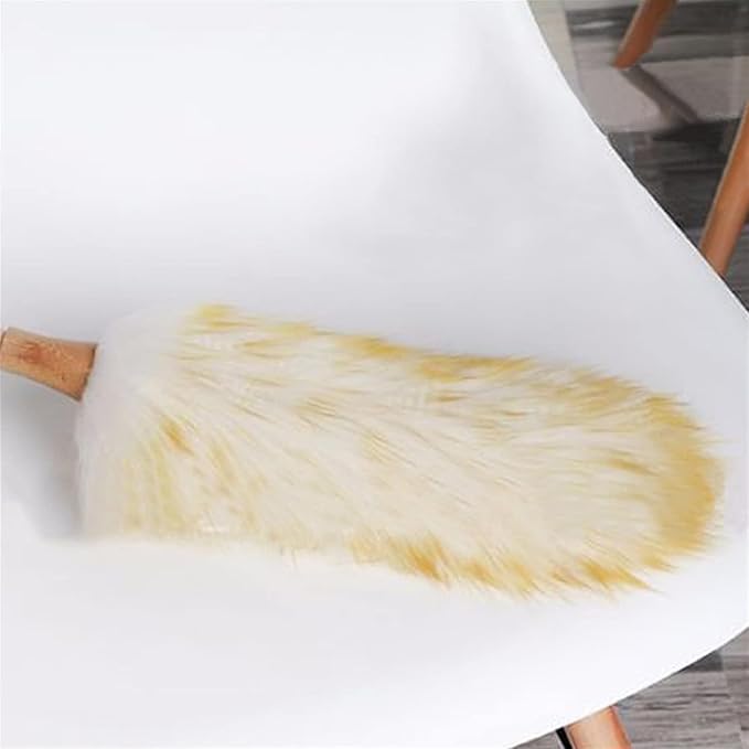 Feather Duster, Cleaning Brush Wood Handle Duster Furniture Dust Sweeping Car - Image 5