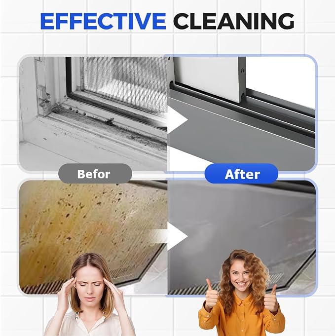 Magic Window Track Cleaner, 2025 New Magic Window Cleaning Brushes, Window - Image 6