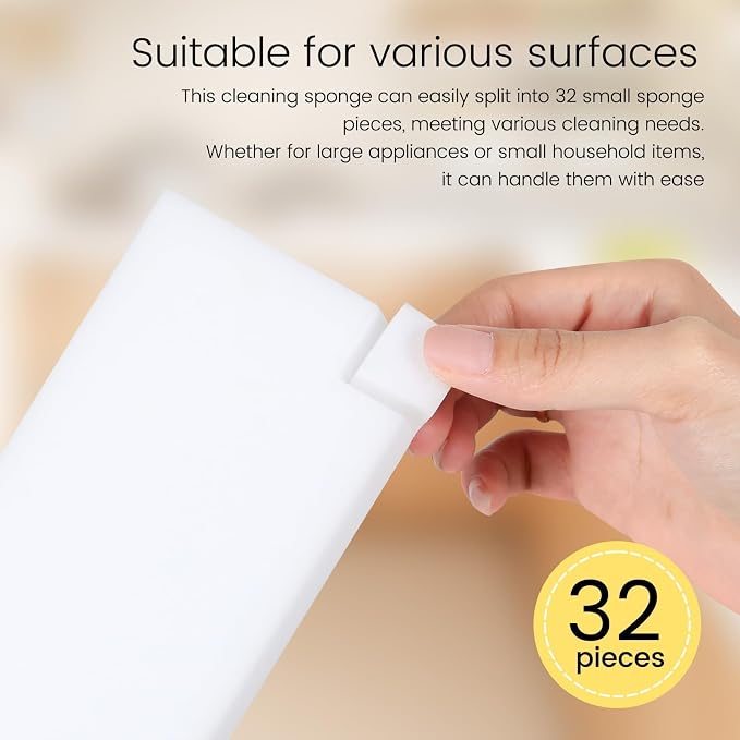 20PCS Melamine Sponge Magic Eraser Sponge in Bulk Small Cleaner Pads Melamine - Image 4