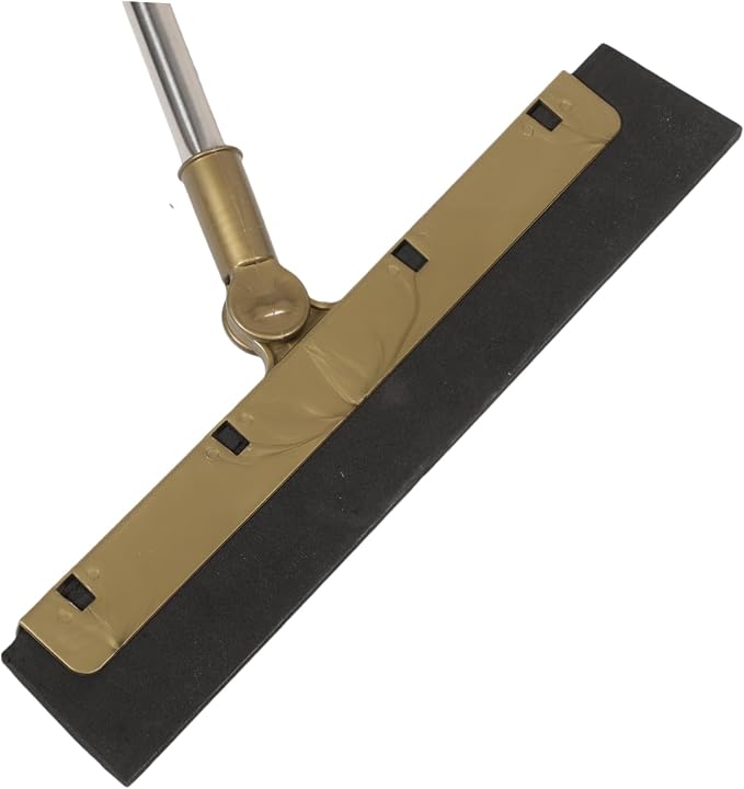 FRCOLOR Broom Dustpan Gold Broom Scraper Set Long Handle Dustpan - Image 3