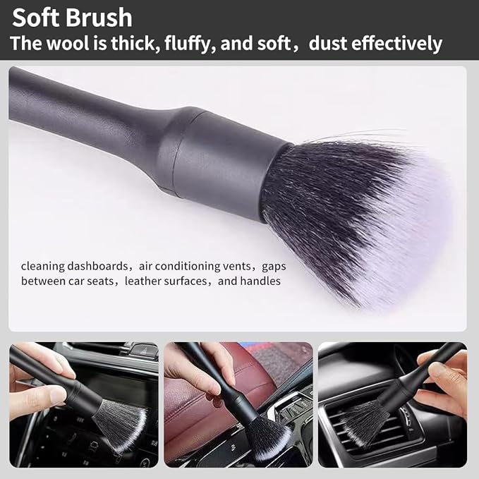 QioTceen Car Detailing Brush Set - Image 2