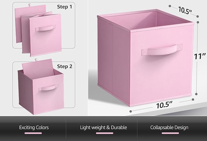 Sorbus Fabric Storage Cubes - Image 5
