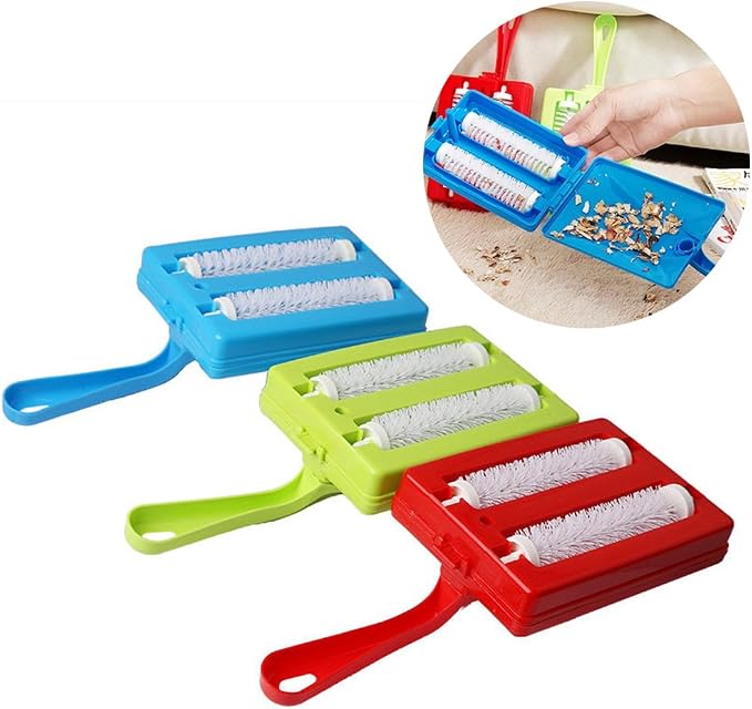Carpet Sweeper Gadgets for Home, Twin Roller Type Multi-functional Hand-Held - Image 2