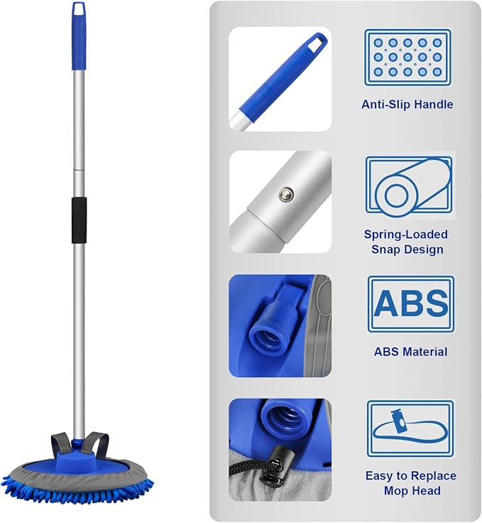 anngrowy 62" Microfiber Car Wash Brush - Image 5