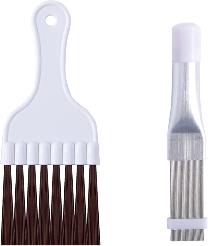 2Pcs Air Conditioner Fin Comb Cleaner kit AC Coil Cleaning Brush Condenser Fin - Image 8