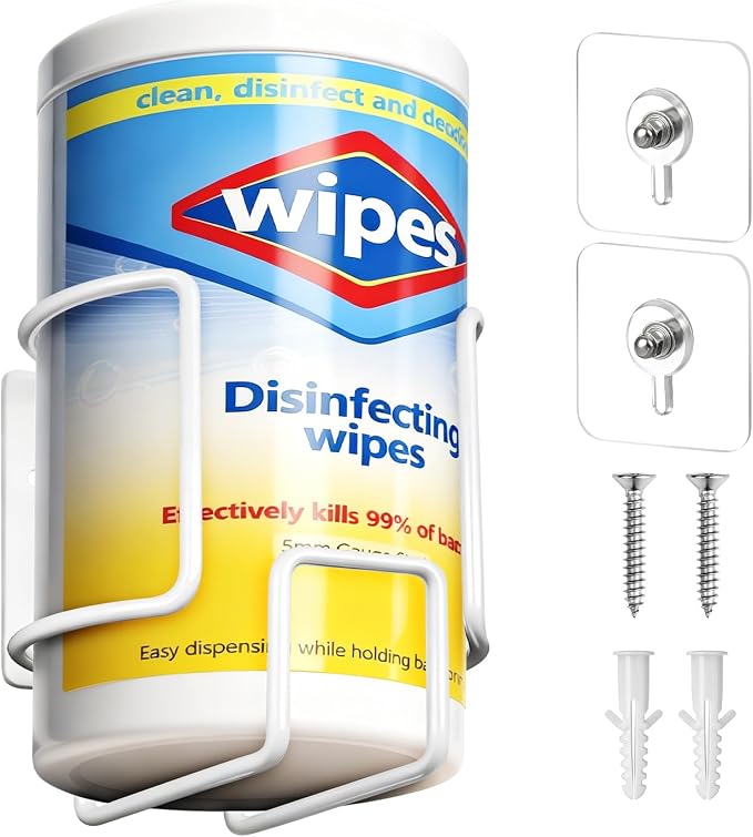 Wall-Mount Wipes Holder, Wipes Dispenser by GowithKevenal