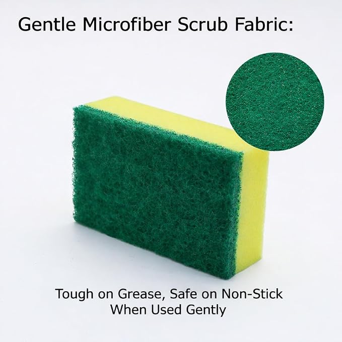 Kitchen Cleaning Sponge, Heavy Duty Non-Scratch Sponge - Image 7
