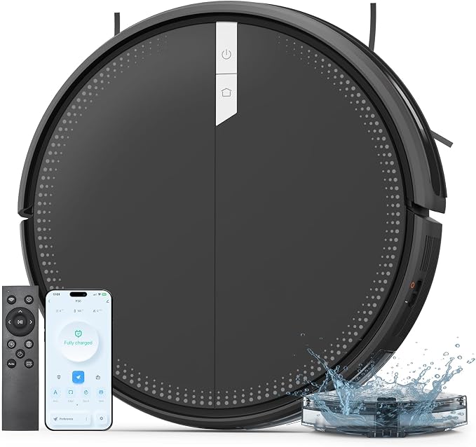 AIRROBO Robot Vacuum and Mop, 3000Pa Strong Suction Power Vacuum Mop Robot by AIRROBO