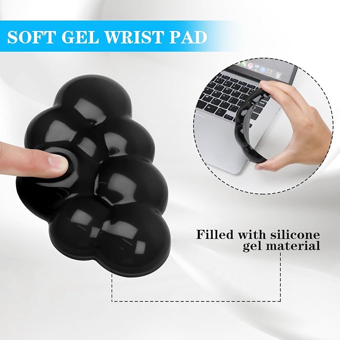 Gel Cloud Mouse Wrist Rest, Cute Wrist Support and Arm Support - Image 2