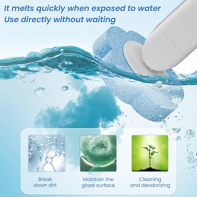 Disposable Toilet Brush: Toilet Bowl Brush and Holder Set - Image 2
