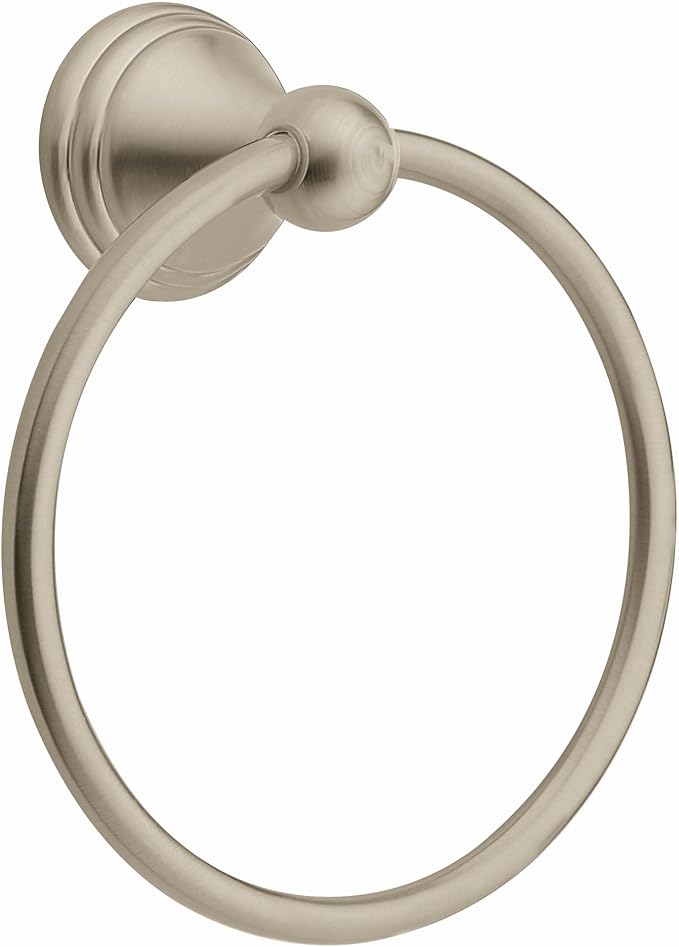 Moen Preston Collection Spot Resist Brushed Nickel 7-inch Bathroom Hand Towel by Moen