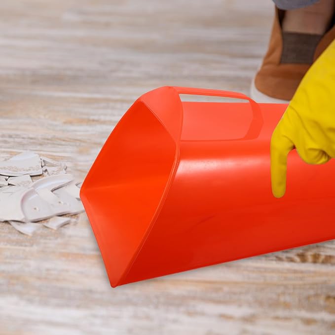 Luxshiny Handheld Dustpan Small Plastic Garbage Scooper - Image 4