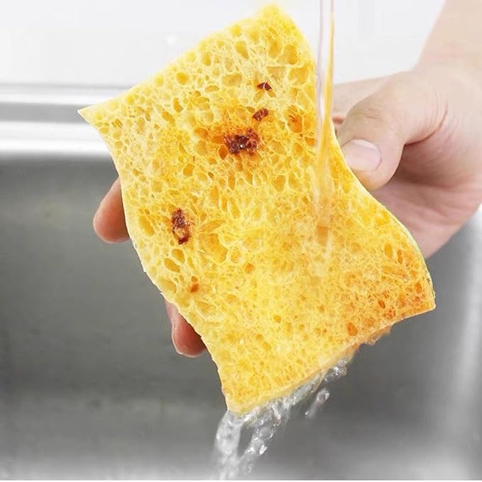 6 Pack Heavy Duty Kitchen Sponge Dish Sponges Double-Sided Dishwashing Scrub - Image 6