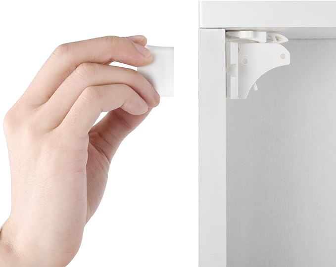 Vmaisi Adhesive Magnetic Locks for Cabinets & Drawers - Image 7