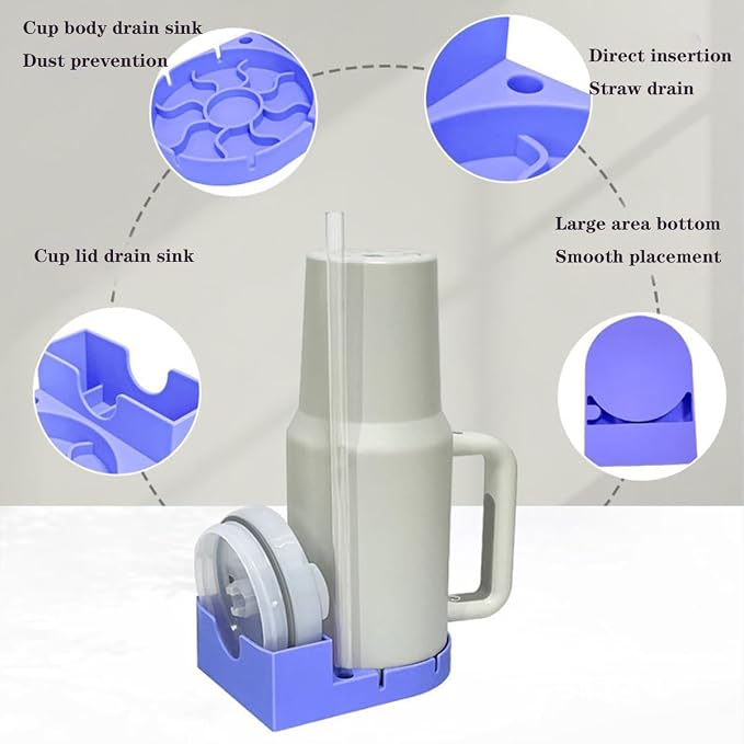 Water Bottle Drying Rack, Silicone Tumbler Drying Rack, Baby Bottle Dryer Holder - Image 5