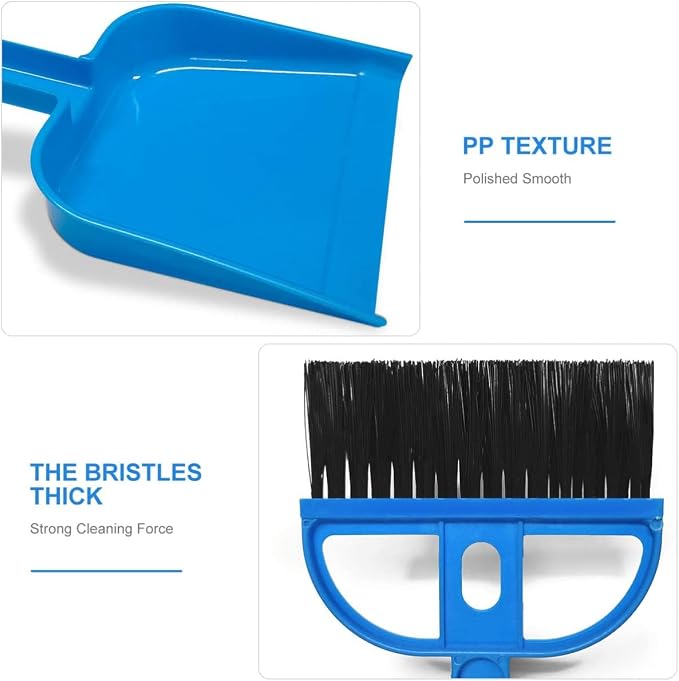 Mini Dustpan and Broom Set Portable Plastic Brush Set used - Image 7