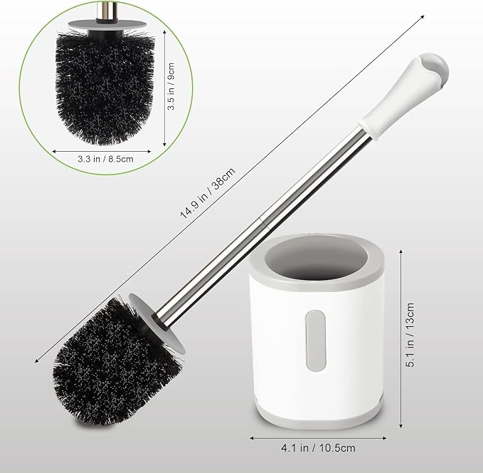 Toilet Brush and Holder Set, 3 Pack - Image 2
