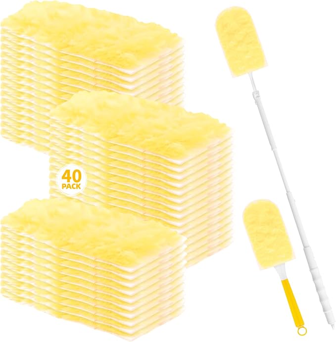 Heavy Duty Dusters Refills, Disposable Dusters Kit Compatible by Nicemiya