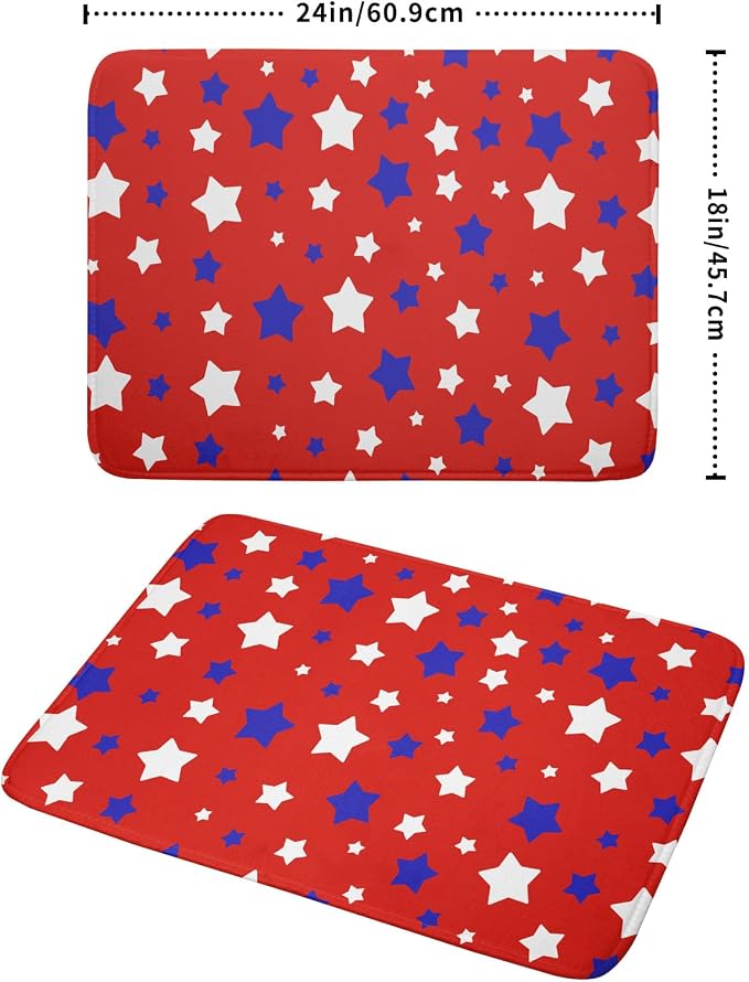 Fourth of July Independence Memorial Dish Drying Mat - Image 2