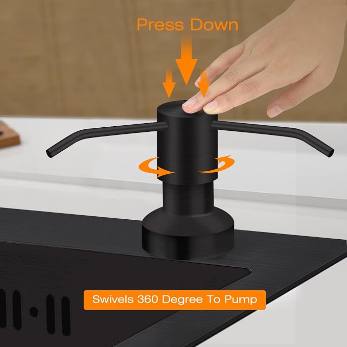 Sink Soap Dispenser for Kitchen Sink, Countertop Built in Sink Soap Dispenser - Image 7