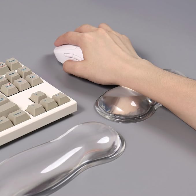 Clear Gel Wrist Rest for Mouse, Relax Your Wrist, for Laptop Computer Office & - Image 2