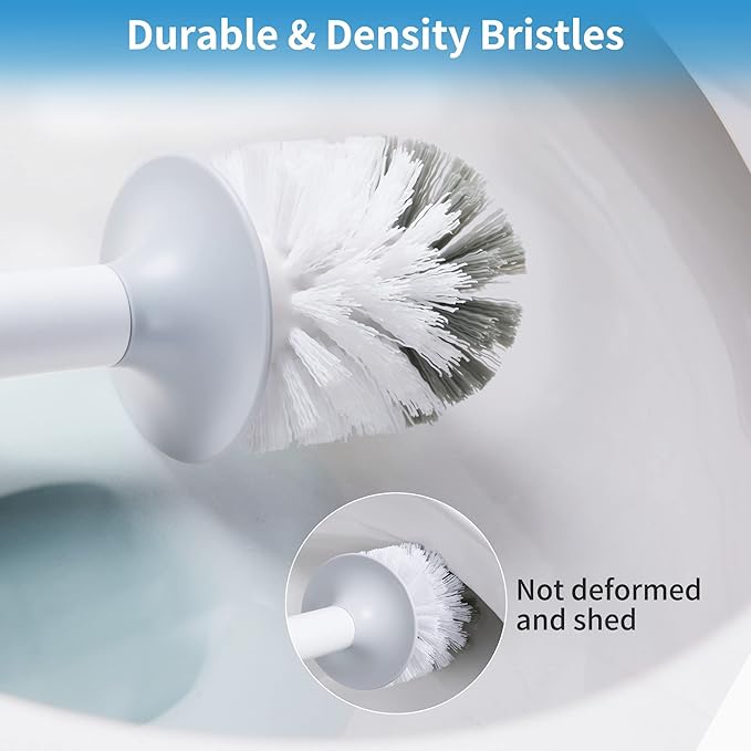 BOOMJOY Toilet Bowl Brush and Holder - Image 2