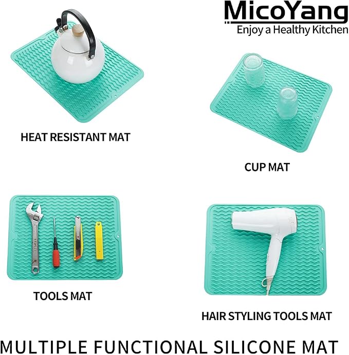 Silicone Dish Drying Mat for Multiple Usage, Easy clean, Eco-friendly, - Image 4