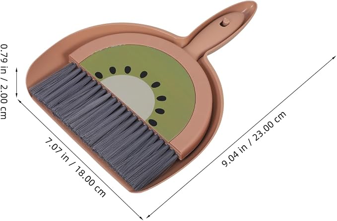 VOSAREA Mini Broom Set with Dustpan - Image 2