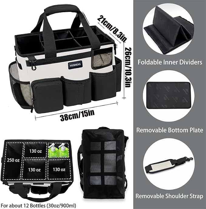 Wearable Cleaning Caddy Bag, Cleaning Supply Tote - Image 2