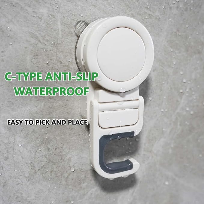 Suction Cup Mop Holder Wall Mount Broom Holder Mop Handle Hanger Household - Image 5