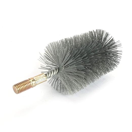 1Pc 2.5" Dia Stainless Steel Cylinder Bores Wire Round Tube Cleaning Brush 65mm by Baisiky