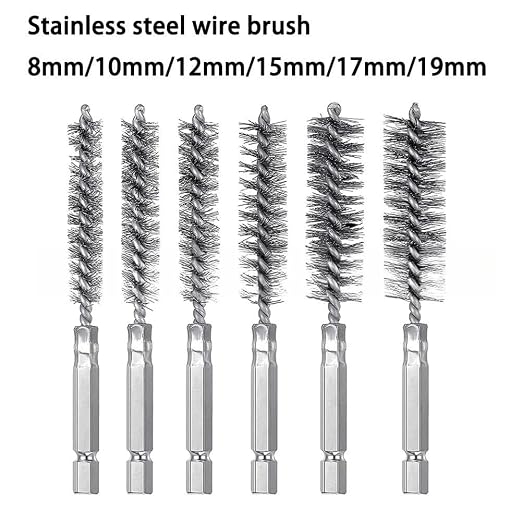 6PCS Stainless Steel Bore Brush Set - Image 6