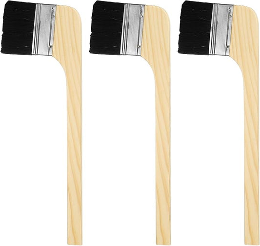 HARFINGTON Paint Brush 3Pcs 3" Brush Width Reusable Variety Angled Bend Brushes by HARFINGTON