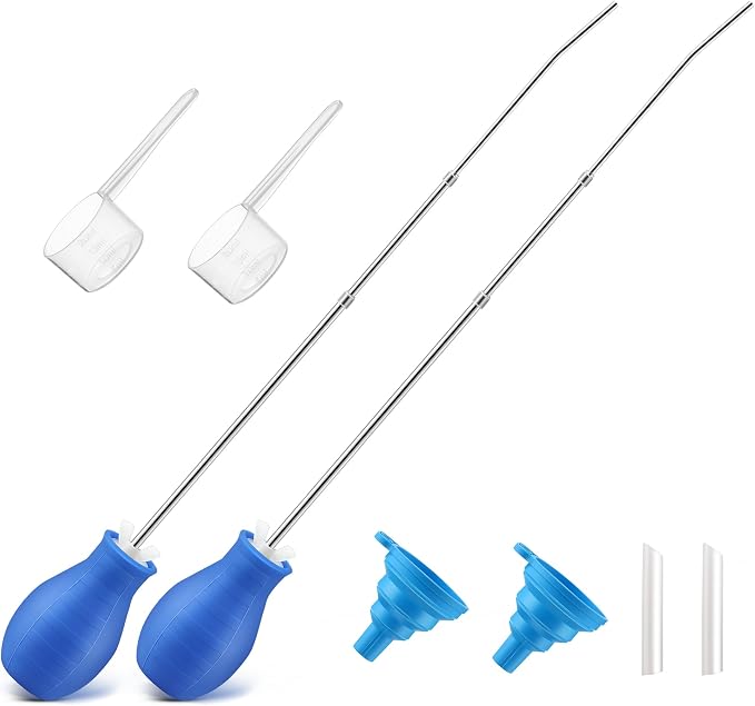 2PCS Diatomaceous Earth Powder Duster, Longer 9" to 22" Retractable Garden by Acomfortablehomestartshere