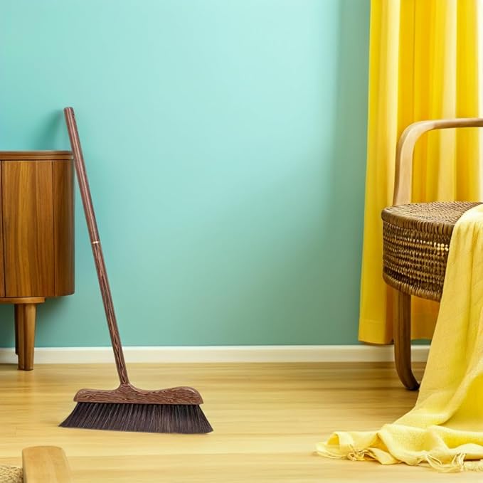 UNOMOR Handmade Soft Wood Broom - Image 8