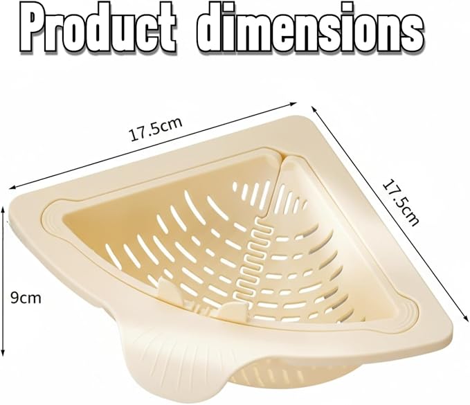 Magnetic Drainage & Filter Basket, Triangular Sink Strainer - Image 7