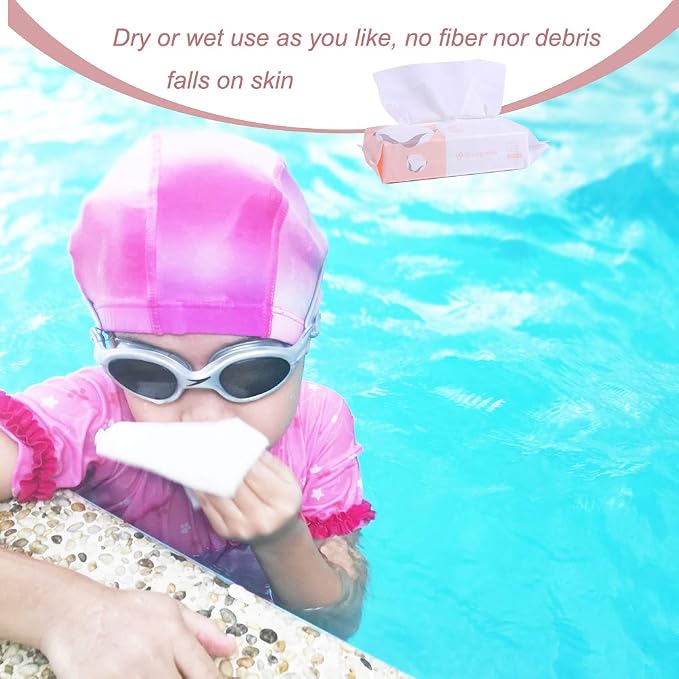 Extra Thick Dry Wipe, Disposable Face Drying Towel 100% Cotton, Lint-Free - Image 7