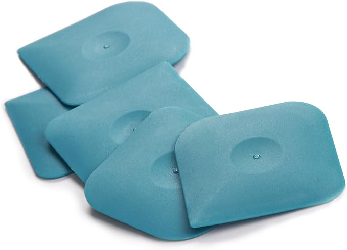 Premium Kitchen Pan Scraper Dish Scraper Tool, 5 Pack Plastic Pot Scraper Food by Betterqualitybetterlife