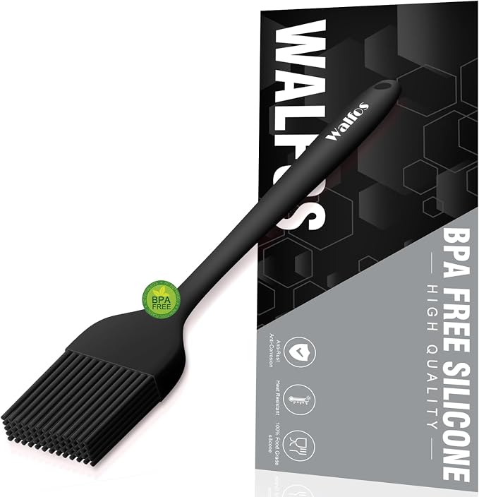 Walfos Small Basting Pastry Brush, Silicone Pastry Brush, Heat Resistant Perfect by Walfos