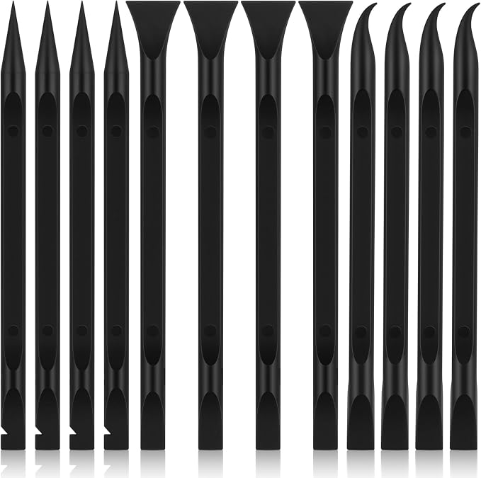 12 PCS Carbon Fiber Plastic Scrapers Tool, Non-Scratch Scraper Tool by Unknown