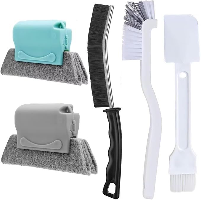 Deep Clean Brush Set Crevice Cleaning Brush Window Groove Cleaner Tools Kit by Unknown