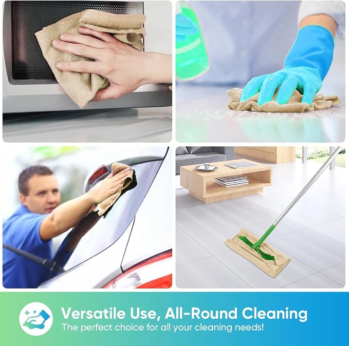 HOMEXCEL Brown Microfiber Cleaning Cloths, 20 Pack Cleaning Rags - Image 6