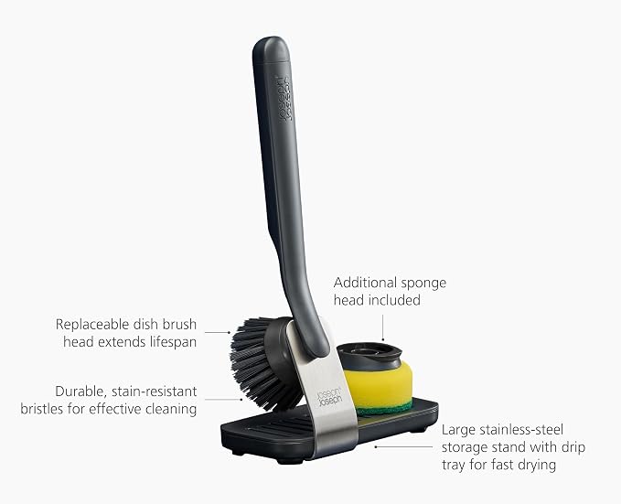 Joseph Joseph SinkTech Dish Brush and Sponge Set - Image 5