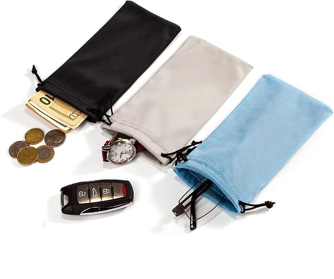 TRIUMPH VISION Soft Eyeglass Pouch 3 Pack - Image 8