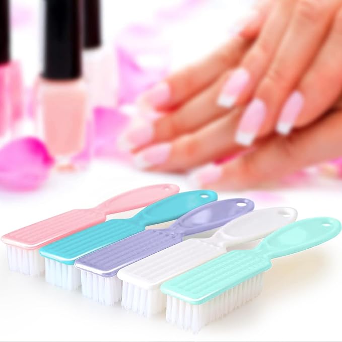 NICEMOVIC 10 Pcs Nail Brush for Cleaning Fingernails, Handle Grip Nail Scrubber - Image 6